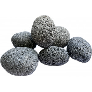 Otoczak LAWA CZARNA Black Lava Pebbles 3-6 cm