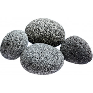 Otoczak LAWA CZARNA Black Lava Pebbles 4-7 cm