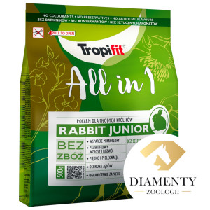 Pokarm dla młodych królików Tropifit All in 1 Rabbit Junior 500g